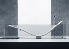 vasca LeCob in cristallo e Corian&reg;