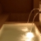 Spa con fontana di getti di acqua
